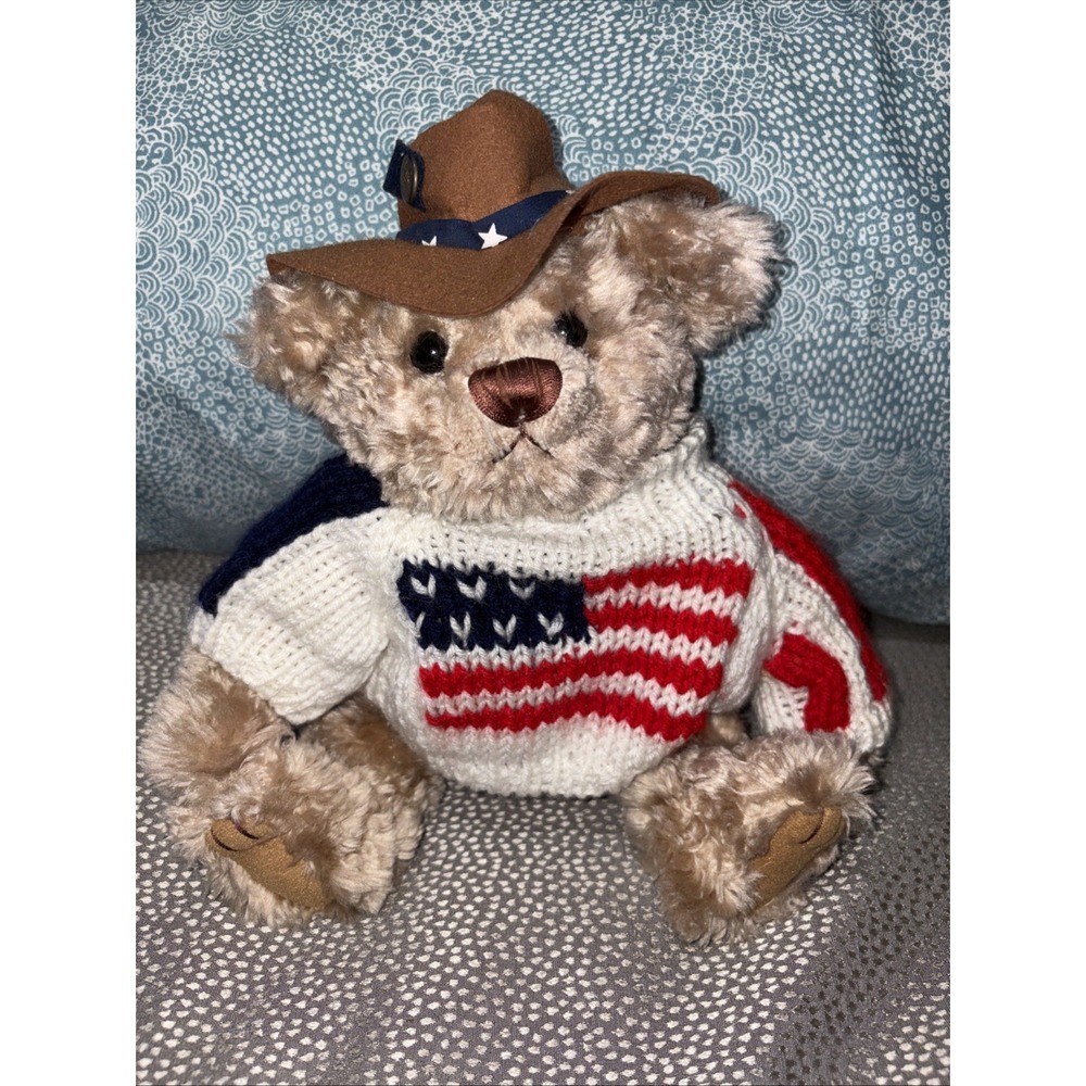 Brass Button Bear Legendary Collection "Clay" The Bear Of Long Life 12"